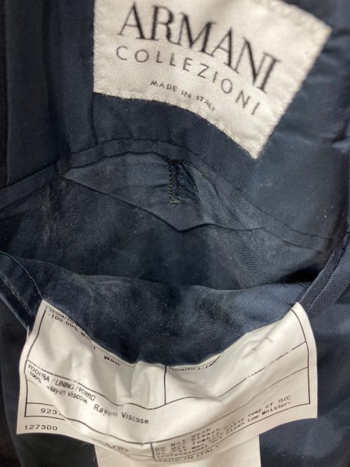 ARMANI COLLEZIONI（アルマーニ コレツィオーニ）ARMANI COLLEZIONI (アルマーニ コレツィオーニ) テーラードジャケット ネイビー サイズ:50の古着・服飾アイテム
