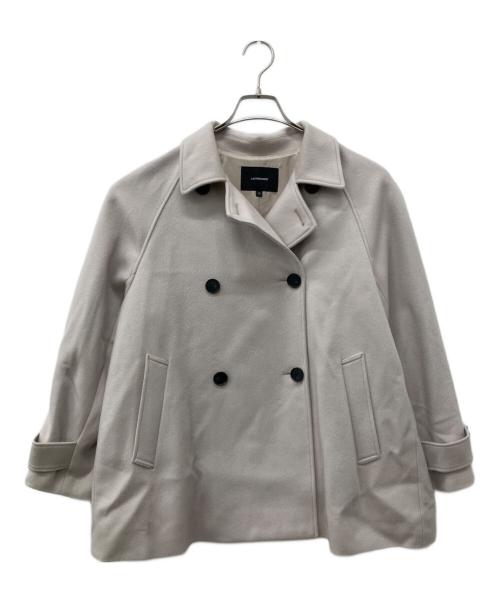 LAUTRE AMONT（ロートレアモン）LAUTRE AMONT (ロートレアモン) ネオアルティウールショートコート ベージュ サイズ:36の古着・服飾アイテム