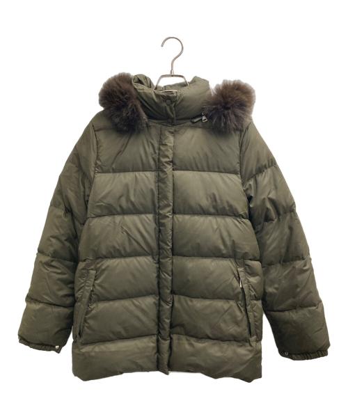 MONCLER（モンクレール）MONCLER (モンクレール) ダウンショートコート オリーブ サイズ:00の古着・服飾アイテム
