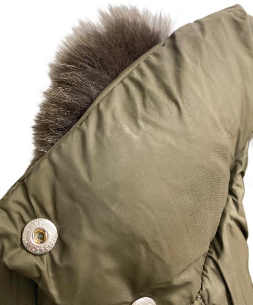 MONCLER（モンクレール）MONCLER (モンクレール) ダウンショートコート オリーブ サイズ:00の古着・服飾アイテム