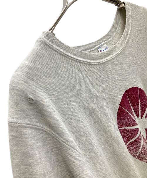 Champion REVERSE WEAVE（チャンピオン リバース ウィーブ）Champion REVERSE WEAVE (チャンピオン リバース ウィーブ) プリントスウェット ライトグレー サイズ:LARGEの古着・服飾アイテム