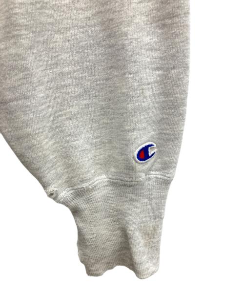 Champion REVERSE WEAVE（チャンピオン リバース ウィーブ）Champion REVERSE WEAVE (チャンピオン リバース ウィーブ) プリントスウェット ライトグレー サイズ:LARGEの古着・服飾アイテム