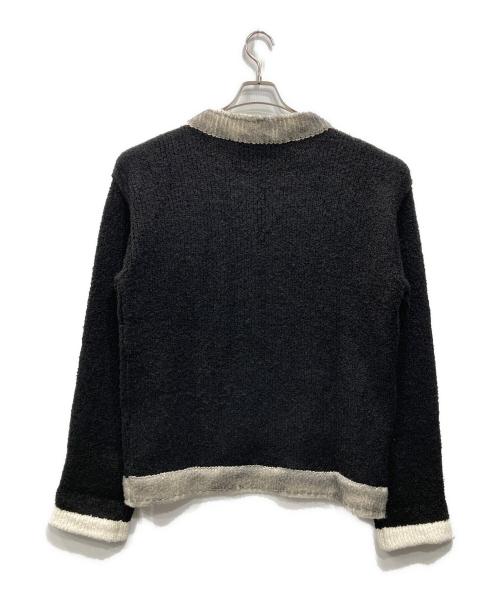 ANDERSSON BELL（アンダーソンベル）Andersson Bell (アンダーソンベル) ZIP KNIT CARDIGAN ブラック サイズ:XLの古着・服飾アイテム