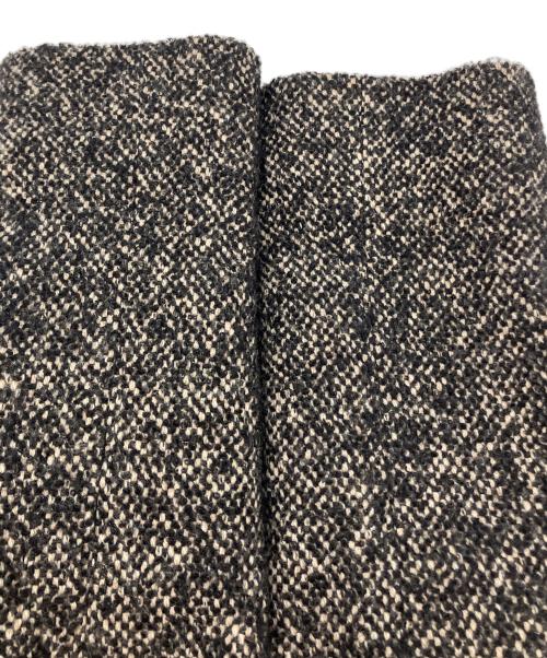 MaxMara（マックスマーラ）MaxMara (マックスマーラ) スタンドカラーツイードコート グレー サイズ:40の古着・服飾アイテム