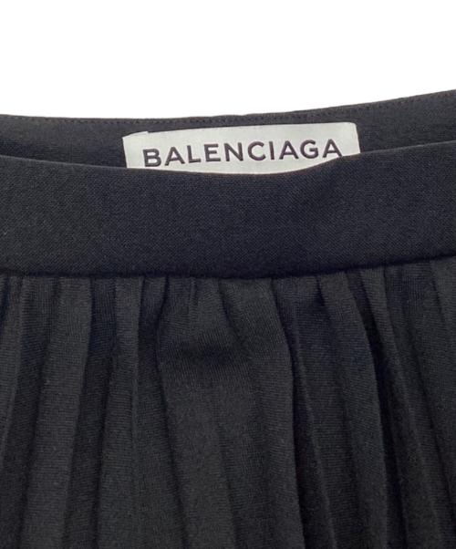 BALENCIAGA（バレンシアガ）BALENCIAGA (バレンシアガ) プリーツスカート ブラック サイズ: 34の古着・服飾アイテム