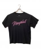 MM6 Maison Margielaエムエムシックスメゾンマルジェラ）の古着「Tシャツ」｜ブラック