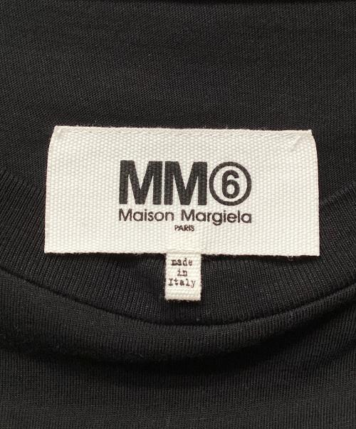 MM6 Maison Margiela（エムエムシックスメゾンマルジェラ）MM6 Maison Margiela (エムエムシックスメゾンマルジェラ) Tシャツ ブラック サイズ:Ｓの古着・服飾アイテム
