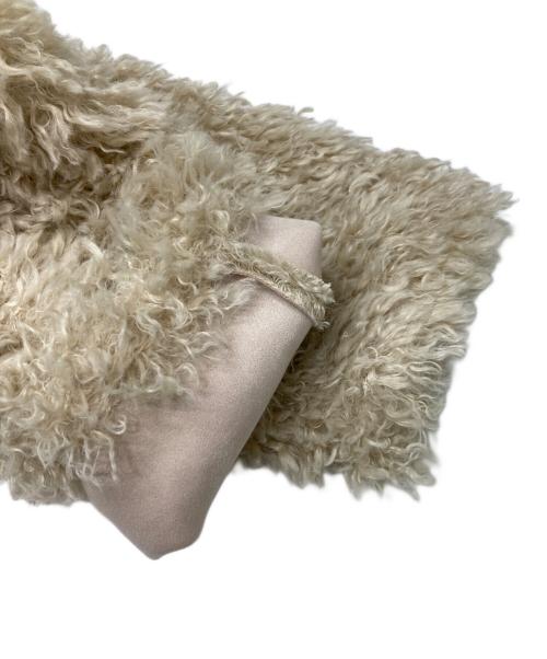 UNGRID（アングリッド）Ungrid (アングリッド) ボアコンビムートンブルゾン アイボリー サイズ:Mの古着・服飾アイテム