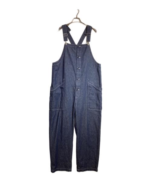 HARVESTY（ハーベスティー）HARVESTY (ハーベスティー) 10ozノンフェイドデニムオーバーオール インディゴ サイズ:2の古着・服飾アイテム