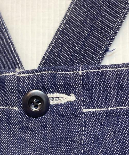 HARVESTY（ハーベスティー）HARVESTY (ハーベスティー) 10ozノンフェイドデニムオーバーオール インディゴ サイズ:2の古着・服飾アイテム