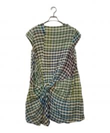 io comme io（イオコムイオ）の古着「ワンピース」｜グリーン