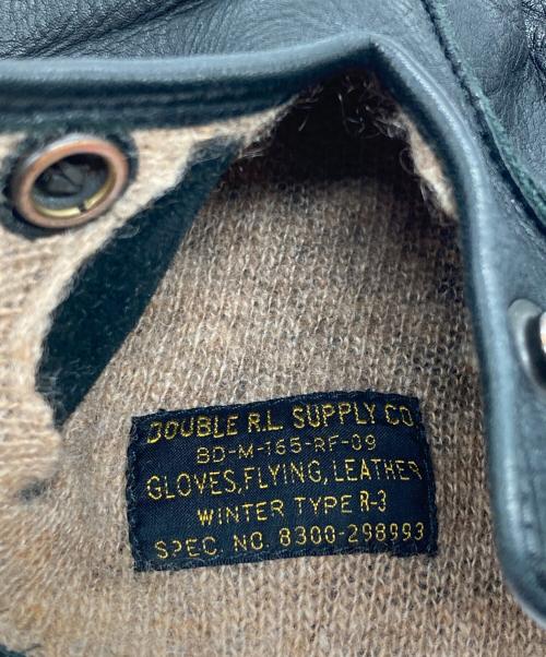 RRL（ダブルアールエル）RRL (ダブルアールエル) レザーグローブ ブラックの古着・服飾アイテム