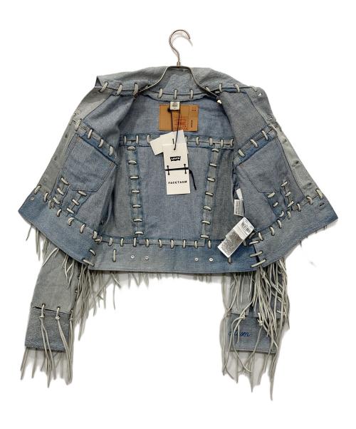 LEVI'S（リーバイス）LEVI'S (リーバイス) FACETASM (ファセッタズム) Linked Trucker/リンクドドラッカージャケット ブルー サイズ:Ｍの古着・服飾アイテム