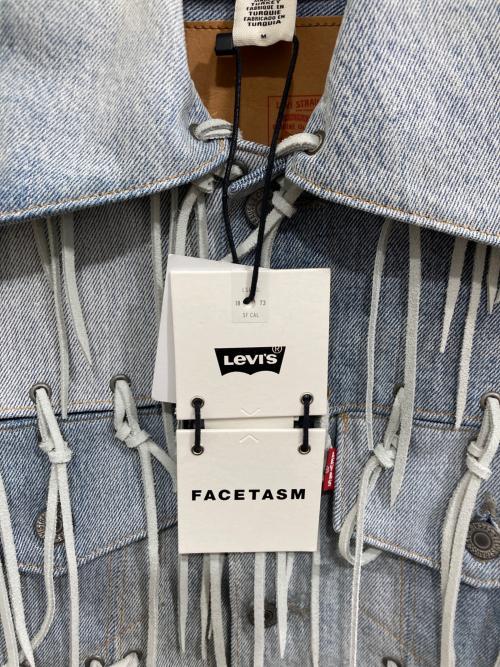 LEVI'S（リーバイス）LEVI'S (リーバイス) FACETASM (ファセッタズム) Linked Trucker/リンクドドラッカージャケット ブルー サイズ:Ｍの古着・服飾アイテム