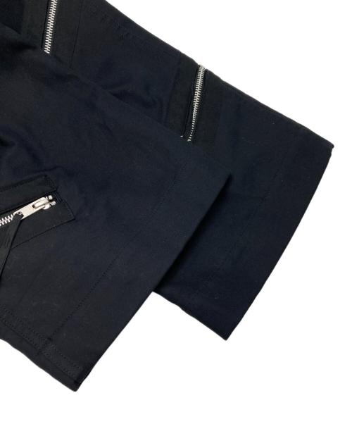 ALMOSTBLACK（オールモストブラック）ALMOSTBLACK (オールモストブラック) ZIPPER PANTS ブラック サイズ:1の古着・服飾アイテム