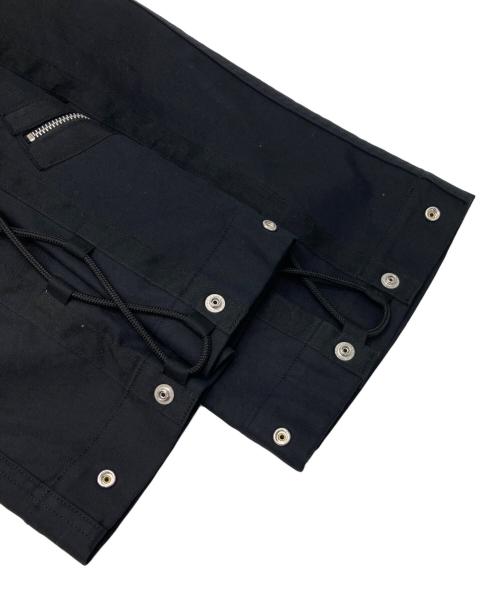 ALMOSTBLACK（オールモストブラック）ALMOSTBLACK (オールモストブラック) ZIPPER PANTS ブラック サイズ:1の古着・服飾アイテム