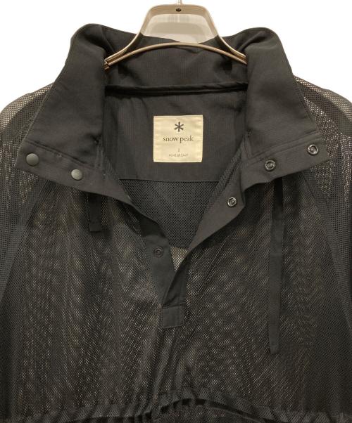 Snow peak（スノーピーク）snow peak (スノーピーク) Insect Shield Mesh Long Pullover ブラック サイズ:2 未使用品の古着・服飾アイテム