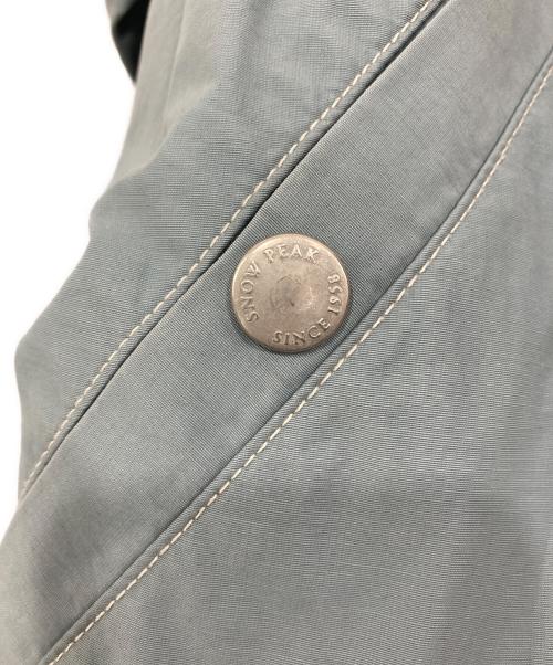 Snow peak（スノーピーク）Snow peak (スノーピーク) Light Mountain Cloth Parka ブルー サイズ:Mの古着・服飾アイテム