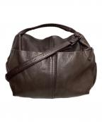 gentenゲンテン）の古着「2WAYレザートートバッグ」｜ブラウン