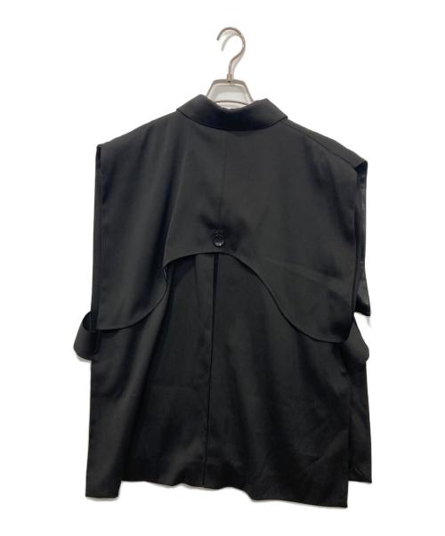 RIM.ARK（リムアーク）RIM.ARK (リムアーク) Trench detail vest/トレンチディティールベスト ブラック サイズ:FREEの古着・服飾アイテム