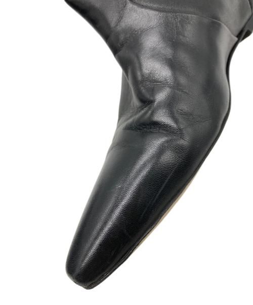 CORSO ROMA 9（コルソローマノーヴェ）CORSO ROMA 9 (コルソローマノーヴェ) インヒールロングブーツ ブラック サイズ:23cmの古着・服飾アイテム