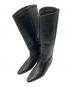 CORSO ROMA 9（コルソローマノーヴェ）の古着「インヒールロングブーツ」｜ブラック
