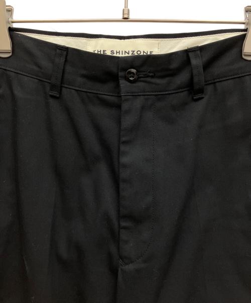 THE SHINZONE（ザ シンゾーン）THE SHINZONE (ザ シンゾーン) WASHED HIGH WAIST CHINO ブラック サイズ:34の古着・服飾アイテム