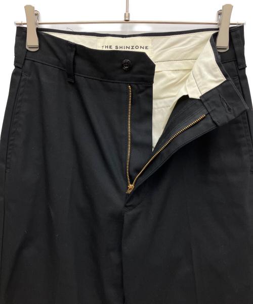 THE SHINZONE（ザ シンゾーン）THE SHINZONE (ザ シンゾーン) WASHED HIGH WAIST CHINO ブラック サイズ:34の古着・服飾アイテム