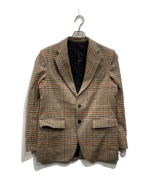 edition（エディション）edition (エディション) フォックスツイードシングルジャケット ベージュ サイズ:Ｓの古着・服飾アイテム