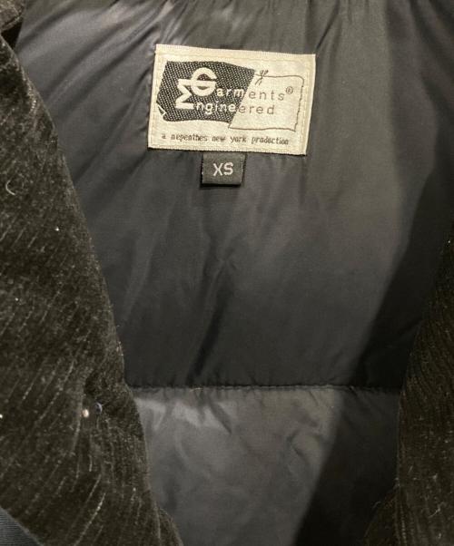 Engineered Garments（エンジニアドガーメンツ）Engineered Garments (エンジニアードガーメンツ) ショールカラーダウンベスト ネイビー サイズ:XSの古着・服飾アイテム