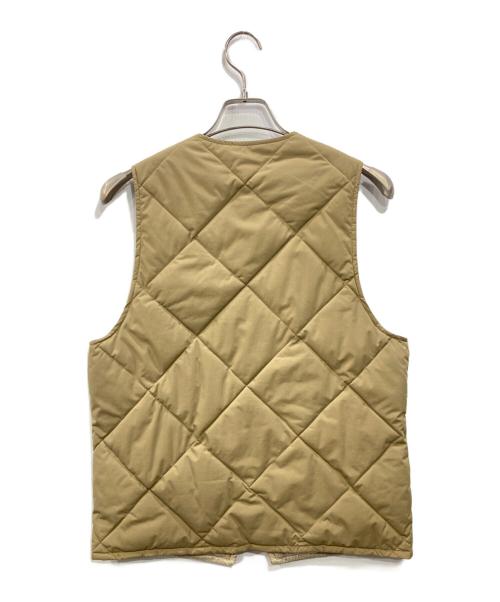 BEAMS PLUS（ビームスプラス）BEAMS PLUS (ビームスプラス) キルティング 2レイヤーベスト オリーブ サイズ:Sの古着・服飾アイテム