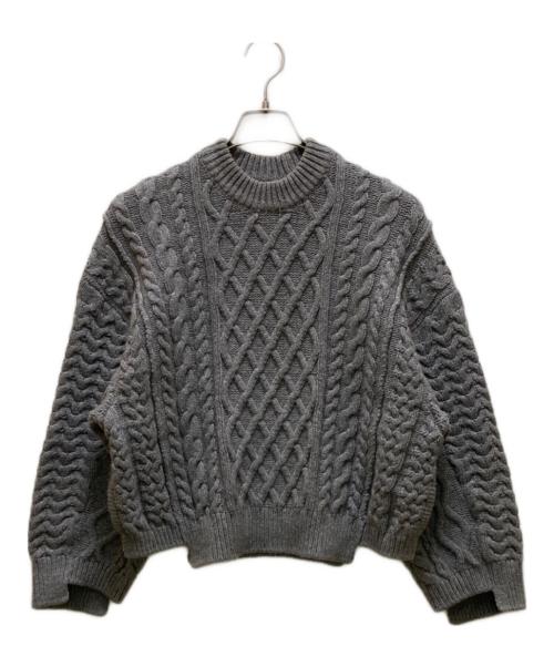 STELLA McCARTNEY（ステラマッカートニー）STELLA McCARTNEY (ステラマッカートニー) アランニット グレー サイズ:34の古着・服飾アイテム