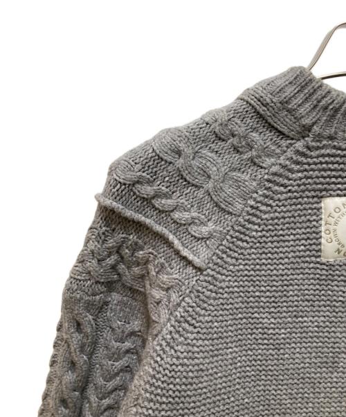 STELLA McCARTNEY（ステラマッカートニー）STELLA McCARTNEY (ステラマッカートニー) アランニット グレー サイズ:34の古着・服飾アイテム