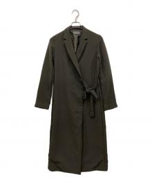 uncrave（アンクレイヴ）の古着「ダブルクロスワンピースコート」｜ブラウン