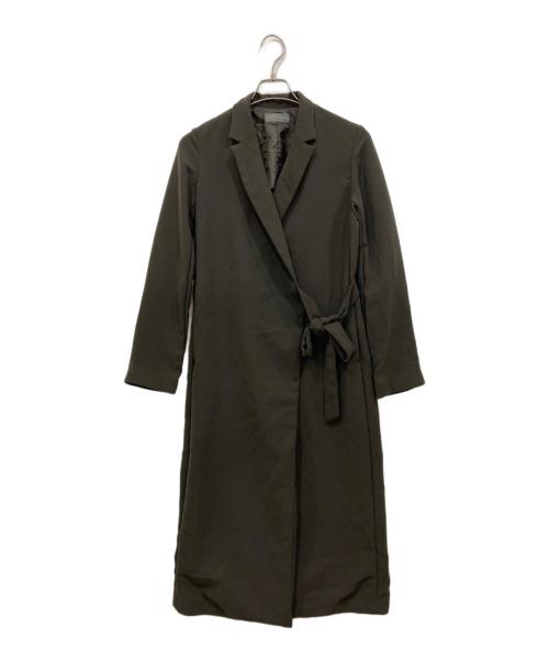 uncrave（アンクレイヴ）uncrave (アンクレイヴ) ダブルクロスワンピースコート ブラウン サイズ:2の古着・服飾アイテム