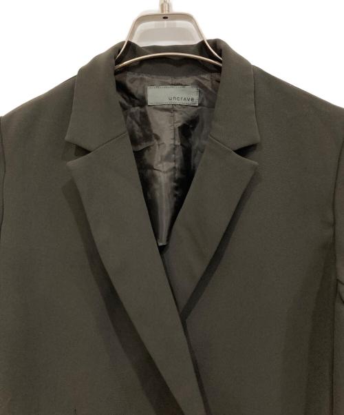 uncrave（アンクレイヴ）uncrave (アンクレイヴ) ダブルクロスワンピースコート ブラウン サイズ:2の古着・服飾アイテム