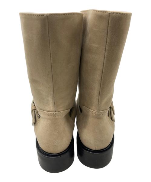 BRENTELLA（ブレンテッラ）BRENTELLA (ブレンテッラ) エンジニアブーツ ベージュ サイズ:36の古着・服飾アイテム