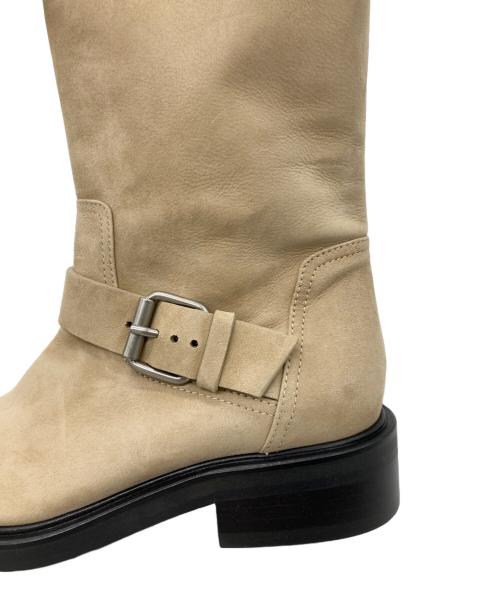 BRENTELLA（ブレンテッラ）BRENTELLA (ブレンテッラ) エンジニアブーツ ベージュ サイズ:36の古着・服飾アイテム