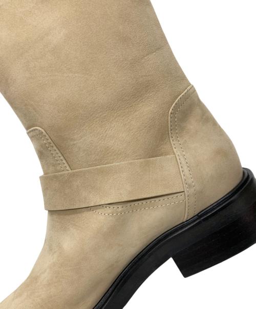 BRENTELLA（ブレンテッラ）BRENTELLA (ブレンテッラ) エンジニアブーツ ベージュ サイズ:36の古着・服飾アイテム