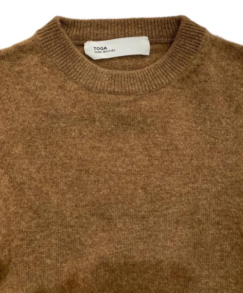 TOGA ARCHIVES（トーガアーカイブス）TOGA ARCHIVES (トーガアーカイブス) Balloon sleeve Wool Sweater ブラウン サイズ:36の古着・服飾アイテム