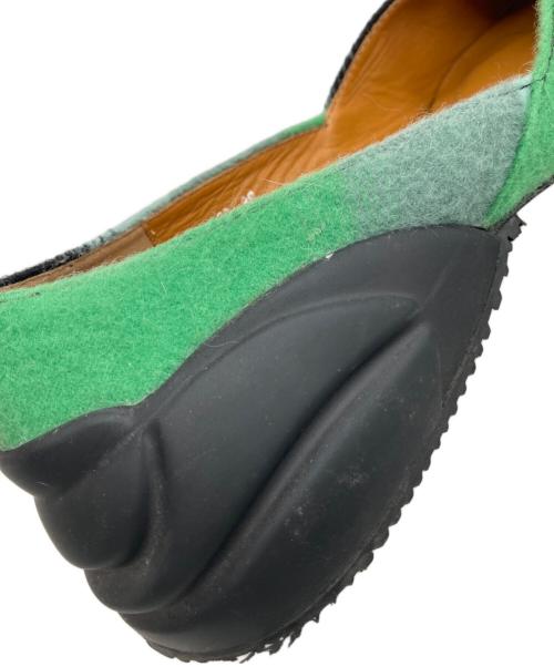 TOGA ARCHIVES（トーガアーカイブス）TOGA ARCHIVES (トーガアーカイブス) ポインテッドトゥパンプス グリーン サイズ:38の古着・服飾アイテム