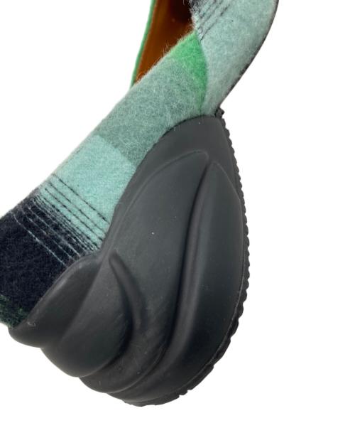 TOGA ARCHIVES（トーガアーカイブス）TOGA ARCHIVES (トーガアーカイブス) ポインテッドトゥパンプス グリーン サイズ:38の古着・服飾アイテム