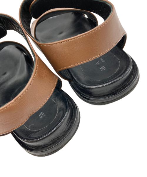 MARNI（マルニ）MARNI (マルニ) fussbett sandal ブラウン サイズ:36の古着・服飾アイテム