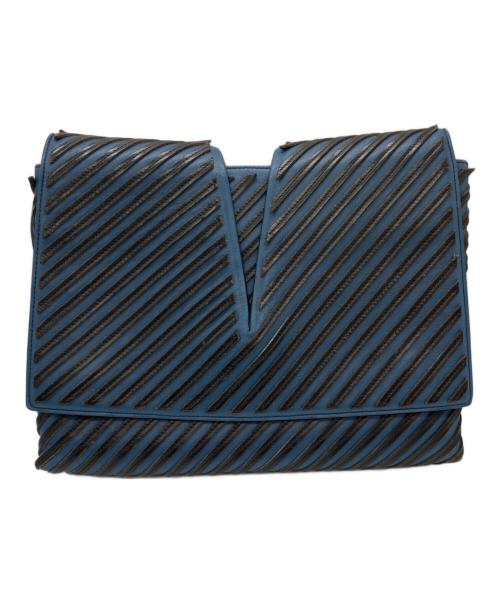 JIL SANDER（ジルサンダー）JIL SANDER (ジルサンダー) View Bag　チェーン ショルダーバッグ トートバッグ ブルーの古着・服飾アイテム