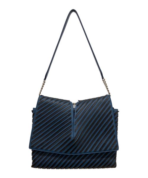 JIL SANDER（ジルサンダー）JIL SANDER (ジルサンダー) View Bag　チェーン ショルダーバッグ トートバッグ ブルーの古着・服飾アイテム