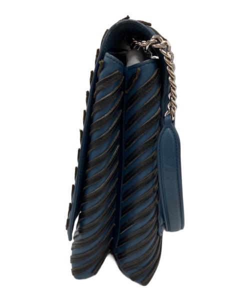 JIL SANDER（ジルサンダー）JIL SANDER (ジルサンダー) View Bag　チェーン ショルダーバッグ トートバッグ ブルーの古着・服飾アイテム