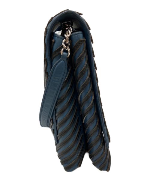 JIL SANDER（ジルサンダー）JIL SANDER (ジルサンダー) View Bag　チェーン ショルダーバッグ トートバッグ ブルーの古着・服飾アイテム