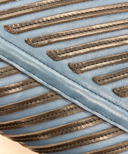 JIL SANDER（ジルサンダー）JIL SANDER (ジルサンダー) View Bag　チェーン ショルダーバッグ トートバッグ ブルーの古着・服飾アイテム