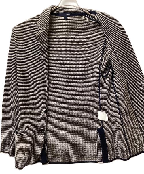 LARDINI（ラルディーニ）LARDINI (ラルディーニ) サマーニットジャケット ネイビー サイズ:Lの古着・服飾アイテム