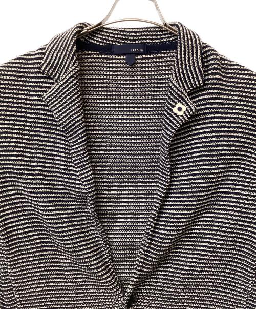 LARDINI（ラルディーニ）LARDINI (ラルディーニ) サマーニットジャケット ネイビー サイズ:Lの古着・服飾アイテム